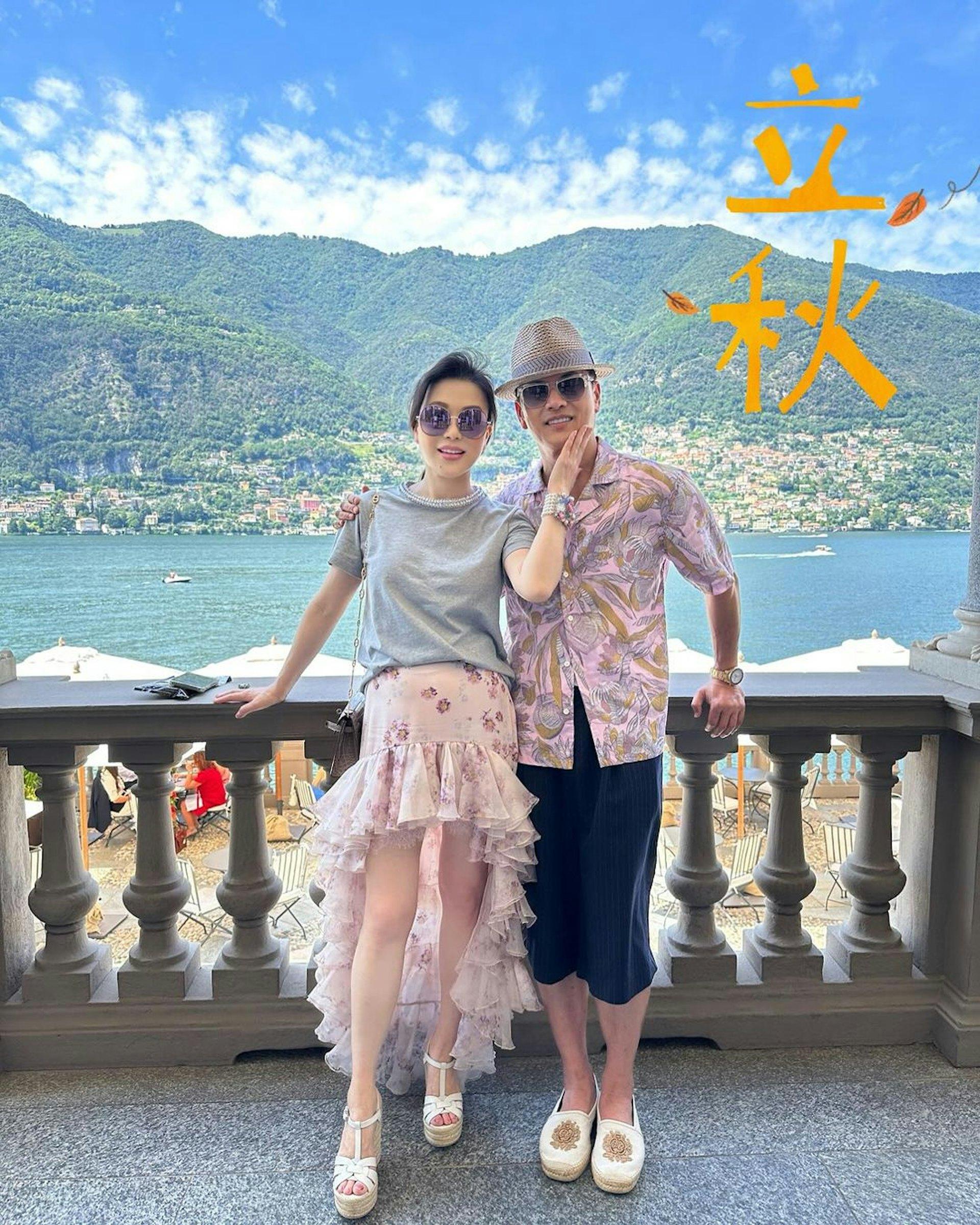 楊小娟大騷美腿。（圖／翻攝自IG@rayluileungwai）