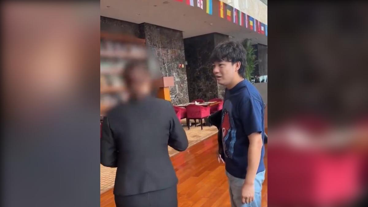 長榮桂冠翻版！河北希爾頓沒掛五星旗遭小粉紅鬧場　網：這歐洲盃旗