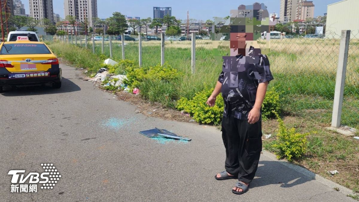 想吃牢飯!台中胖男打破8小黃 苦主被偷4百「要花4千修窗」