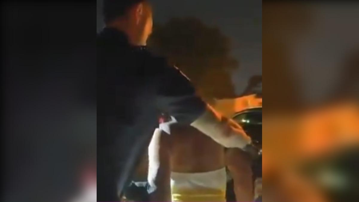警方抵達現場時發現費雷爾手腳均出現血跡,嘴巴甚至還有貓咪的皮毛。(圖/翻攝自X@PatriarcheRadio)