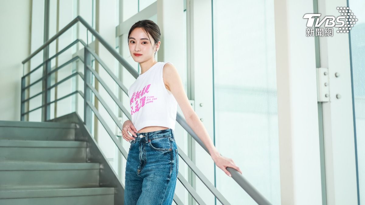 模特兒出身的鄭宇恩第一次演戲，亮眼外型讓人過目不忘。（圖／趙世平攝）