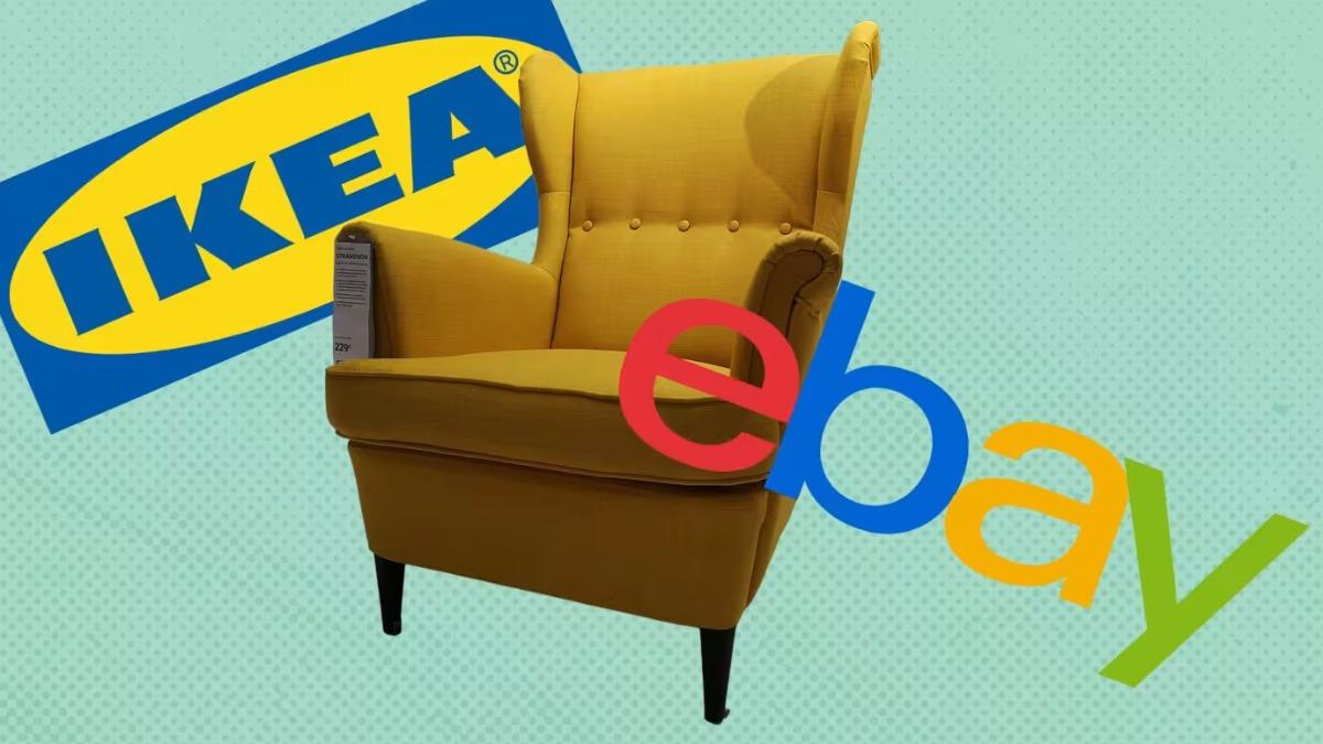 二手IKEA家具在網路上非常受歡迎，以eBay為例，搜尋「IKEA」時會出現超過2.5萬個品項。（圖／翻攝自X@sleon）