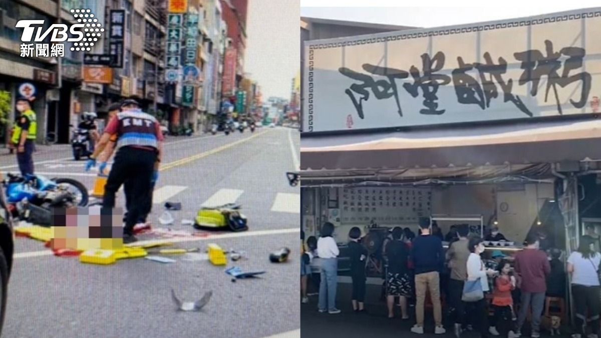 台南騎士遭「玻璃刎頸」亡!死者為阿堂鹹粥長孫 弟悲痛發文