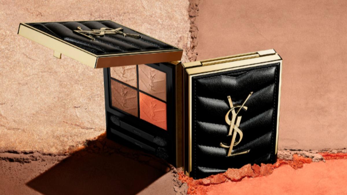 YSL時尚四色眼影盤。(圖/YSL)