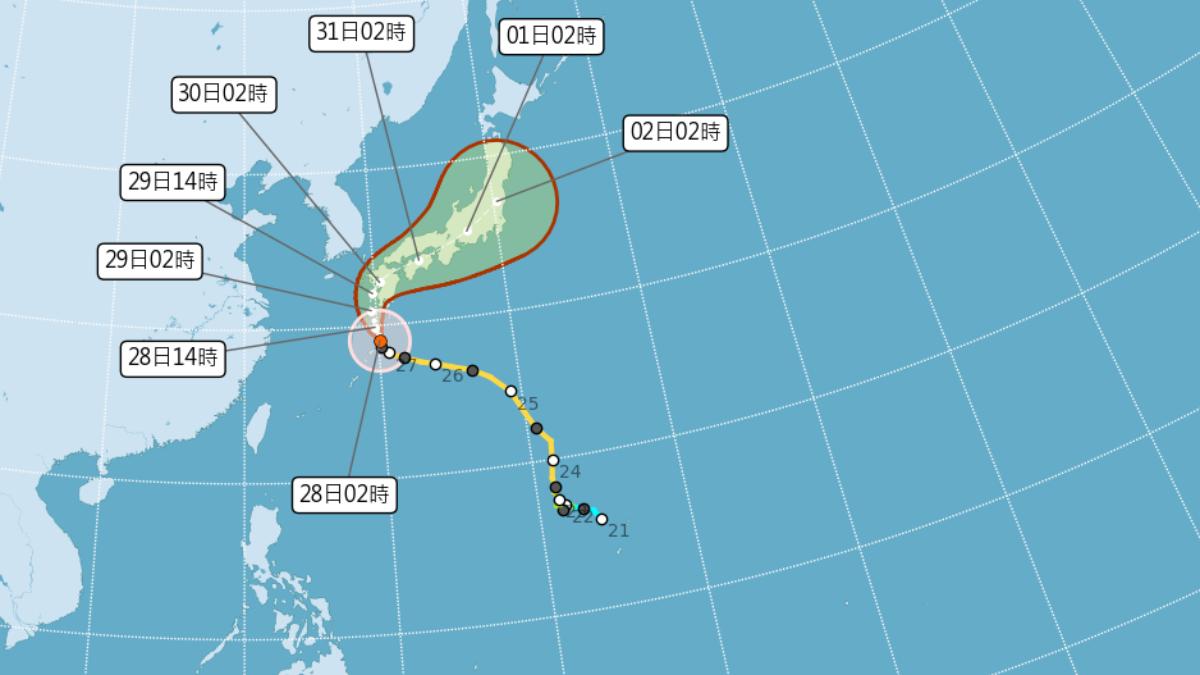 天氣/珊珊龜速撲日!鄭明典曝「駛流很弱」:路徑不確定性高