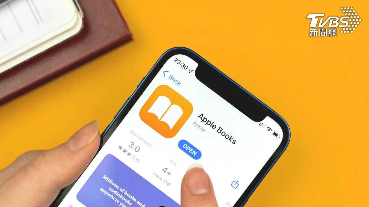 蘋果這波裁員以「Apple Books」和「Apple Bookstore」團隊遭受的幅度最大。（示意圖／達志影像shutterstock）