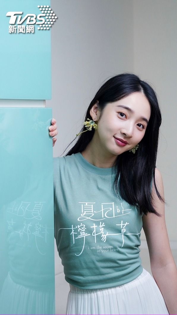 李沐在片中苦追校草曹佑寧。(圖/羅子欣攝)