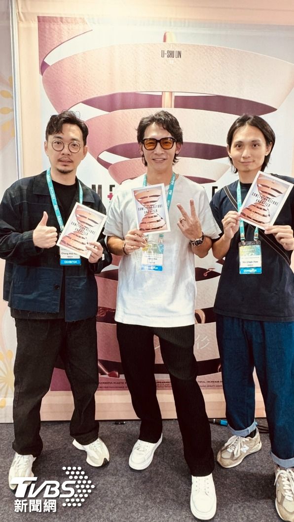 左起導演程偉豪、温昇豪、導演殷振豪，都是台灣影視重要推手。（圖／TVBS）