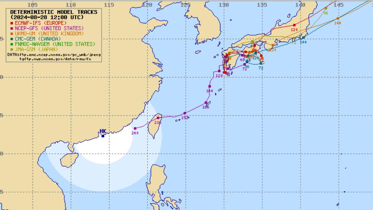 天氣/美模式最新一報!珊珊颱風恐「回馬槍撲台」 氣象署回應了
