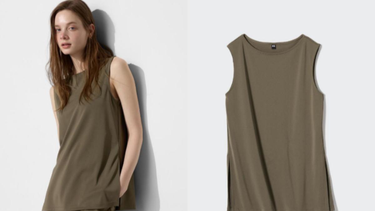 被稱為UNIQLO 2024年最美背心。(圖/翻攝自UNIQLO)