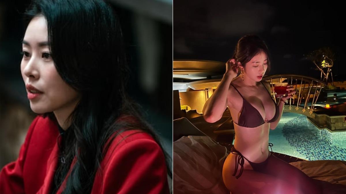女星徐東珠在韓國實境遊戲綜藝《魔鬼的計謀》爆紅。(圖/翻攝netflix、徐東珠IG)
