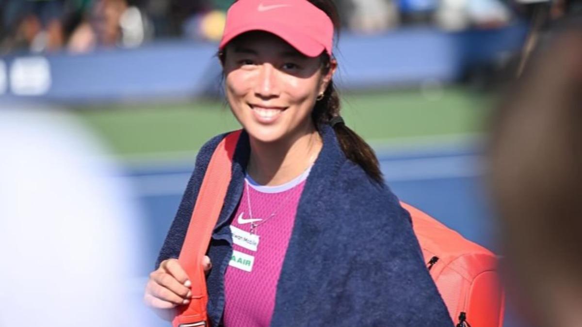 詹皓晴獲勝微笑面對鏡頭。（圖／翻攝自詹詠晴臉書）