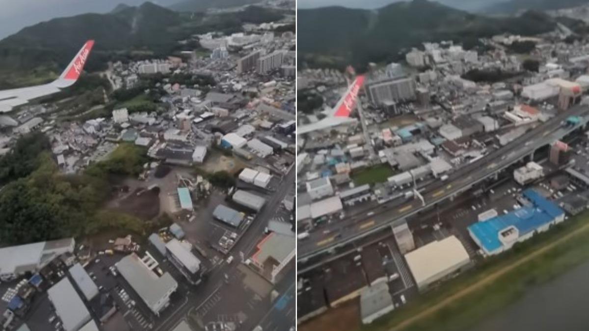 珊珊強襲飛機降落福岡機場「上下狂搖」 乘客如搭大怒神尖叫嚇哭