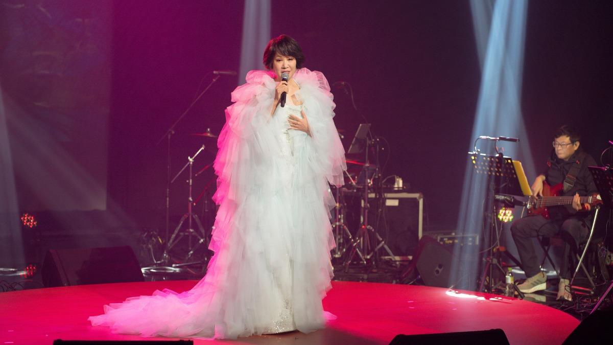 林淑容為演唱會彩排。(圖/媒體棧提供)
