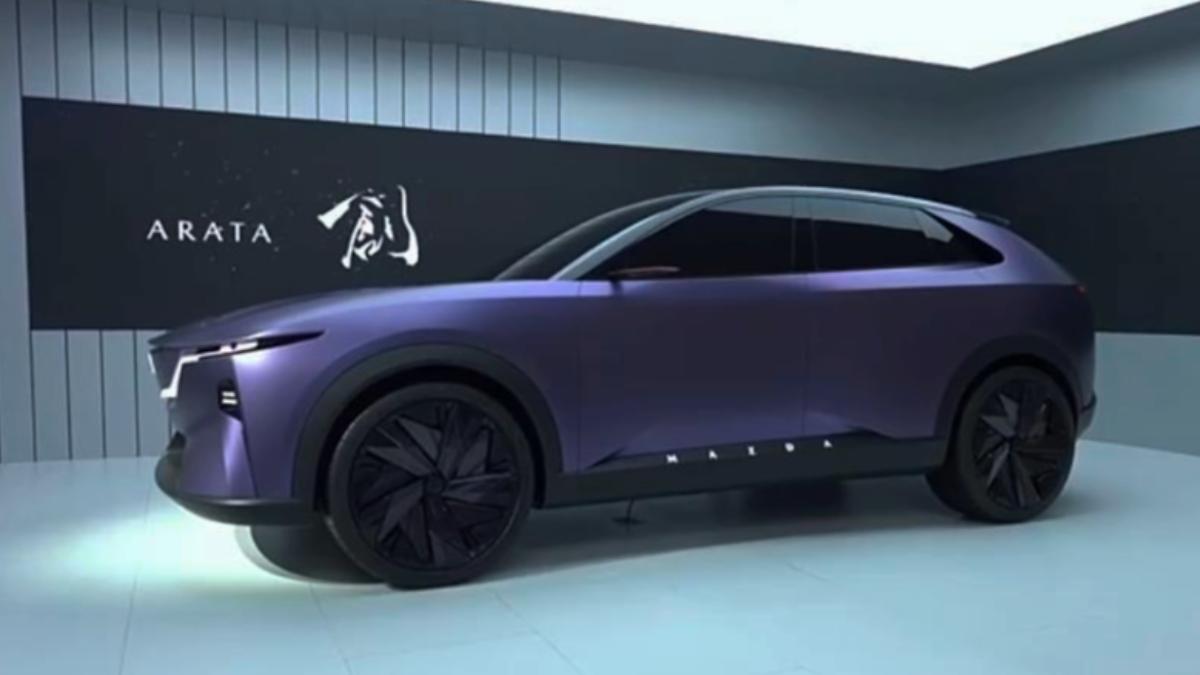 在外型設計方面,新一代CX-5預計會以2024年北京車展上亮相的「Arata創」概念休旅為基礎進行量產。(圖/長安馬自達)