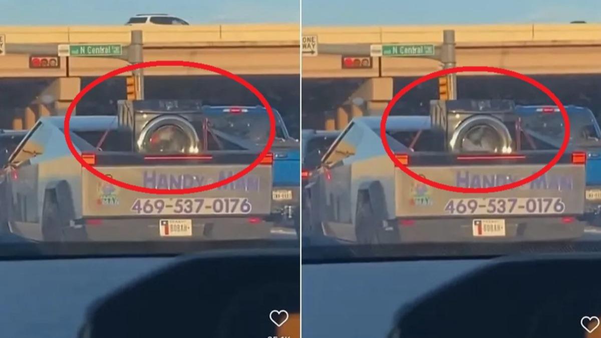 有片/Cybertruck化身「行動洗衣機」? 路人驚呆:邊開邊洗