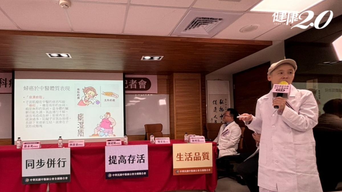 台北市聯醫忠孝醫院血液腫瘤科主任簡采汝提醒，婦癌治療最怕吃補。（圖／丁彥伶攝）