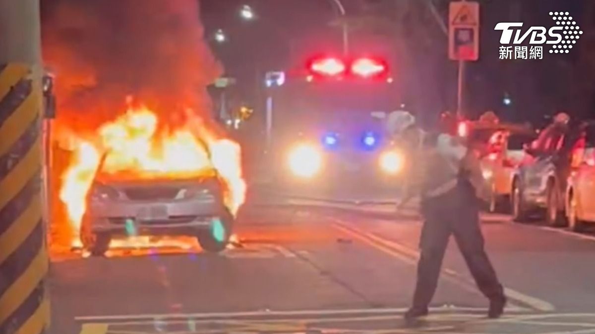 高雄離奇縱火命案原因曝！他爭岳父遺產不成　放火燒車自刀亡