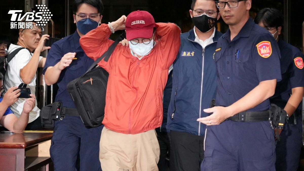 前台北市副市長彭振聲複訊後遭聲押。（圖／區國強攝）