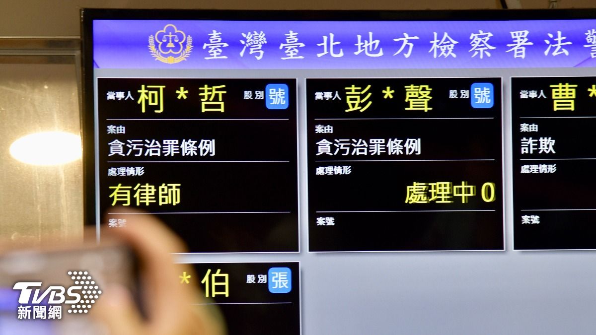 柯文哲因涉貪污被台北地檢逮捕。（圖／TVBS）