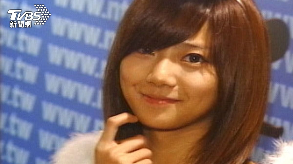 蔡黃汝剛出道時,模樣相當清純可愛。(圖/TVBS資料畫面)