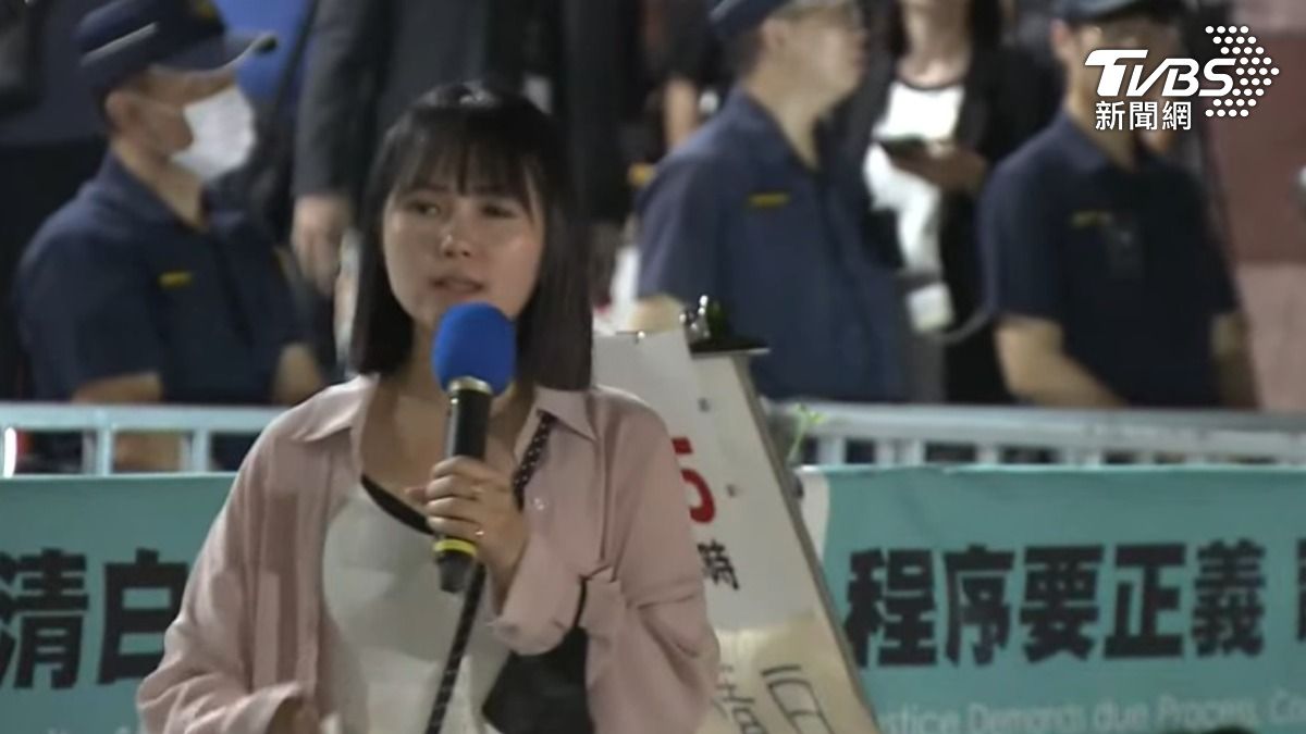 民眾黨發言人吳怡萱。（圖／TVBS）