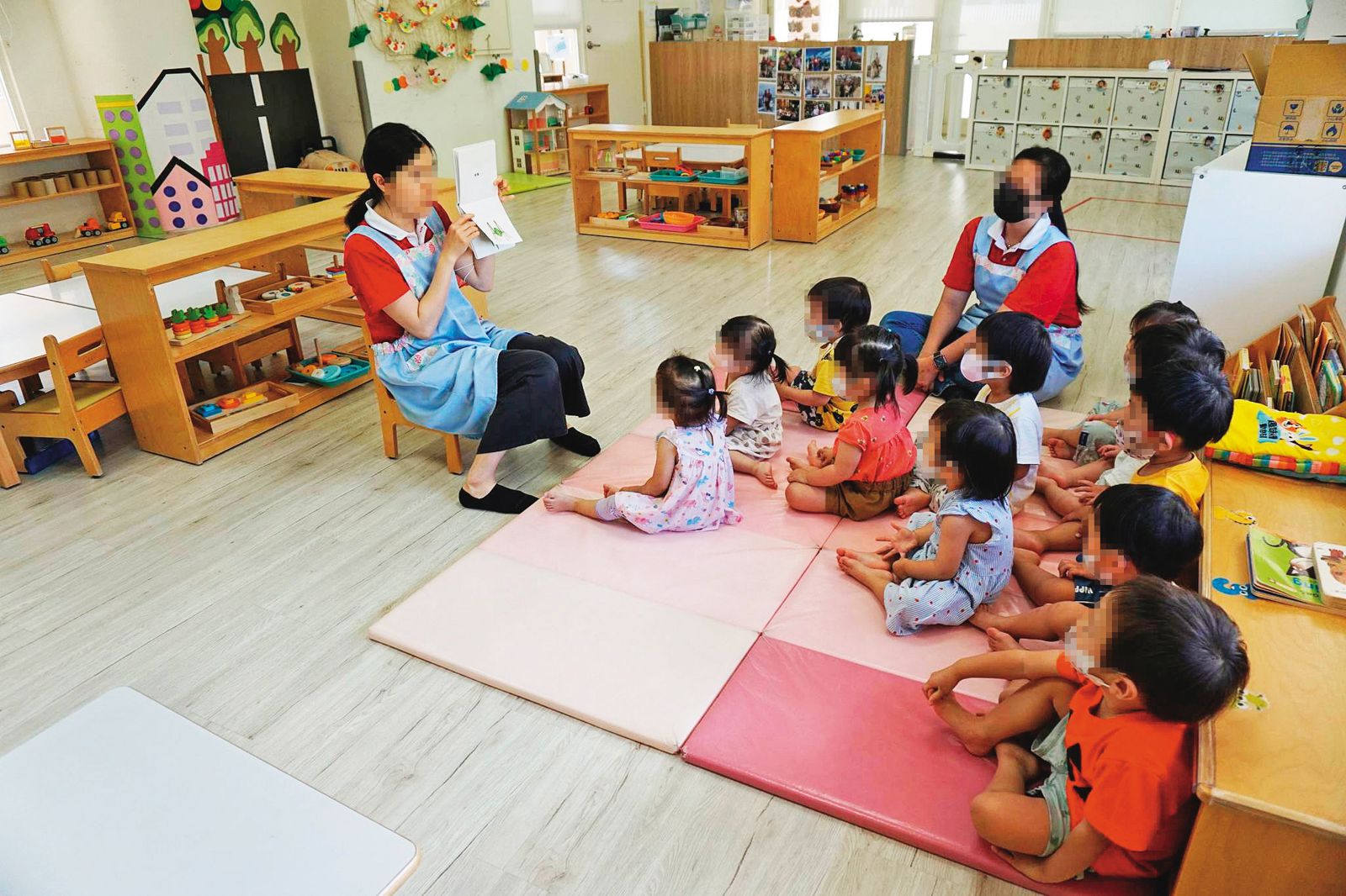 嘉豐幼兒園設施齊全,讓許多家長趨之若鶩,卻爆出多起老師不當對待事件。圖非當事人。(圖/翻攝嘉豐托嬰中心臉書)
