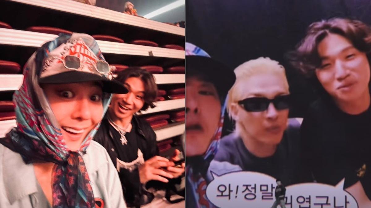 BIGBANG成員大聲及G-Dragon成為太陽演唱會嘉賓。(圖/翻攝太陽IG、GD IG)