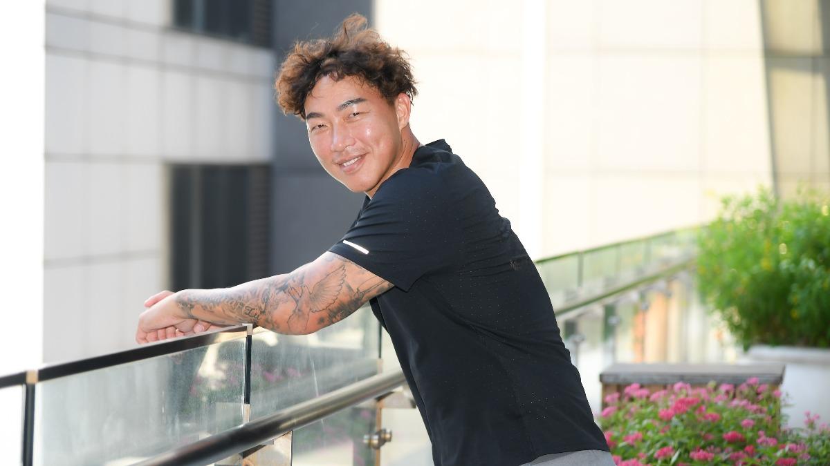 郭泓志因節目對划船產生興趣。（圖／三立提供）