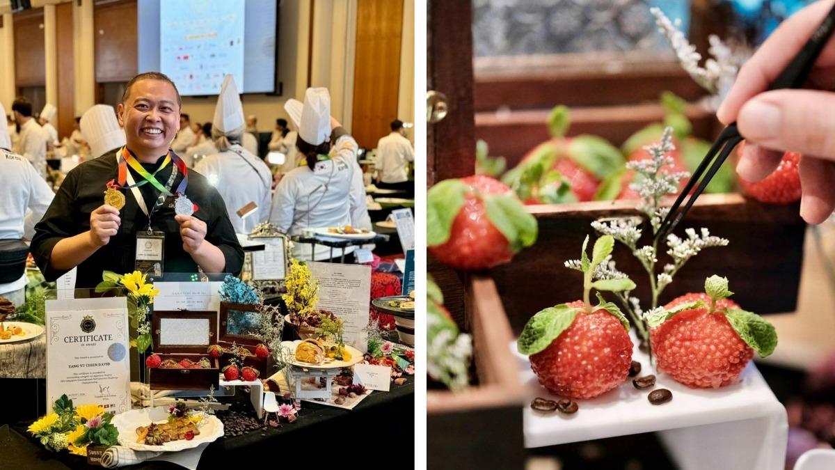 另類台灣之光!「荔枝蝦球」美到像藝術品 廚師曝超難搞工過程