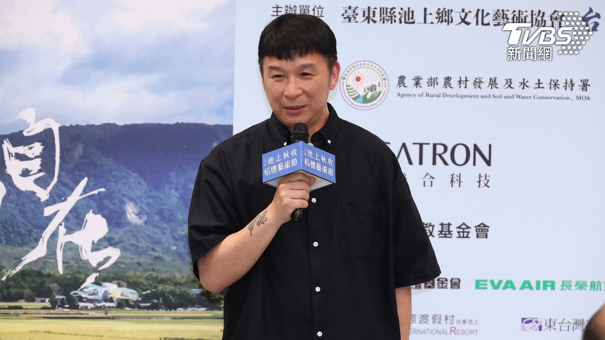 陳鎮川負責操刀此次池上秋收稻穗藝術節演出。(圖/張哲鳴攝)