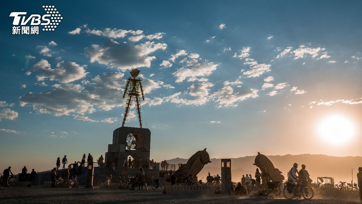 內華達州舉辦的火人祭。(示意圖/shutterstock 達志影像)