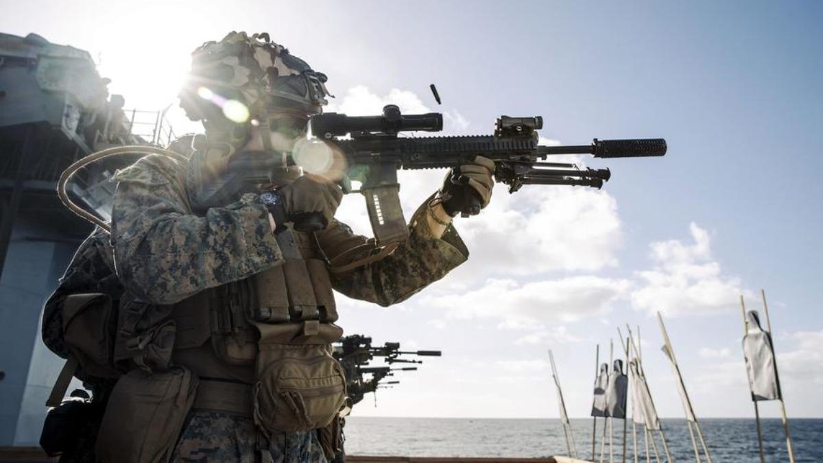海軍陸戰隊上傳正確照片補刀。（圖／翻攝自 美海軍陸戰隊X）