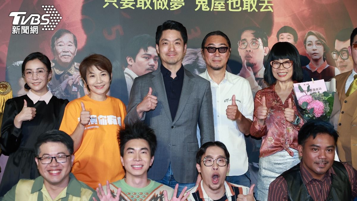 台北市長蔣萬安現身《導演你有病》首映會。(圖/黃城碩攝)