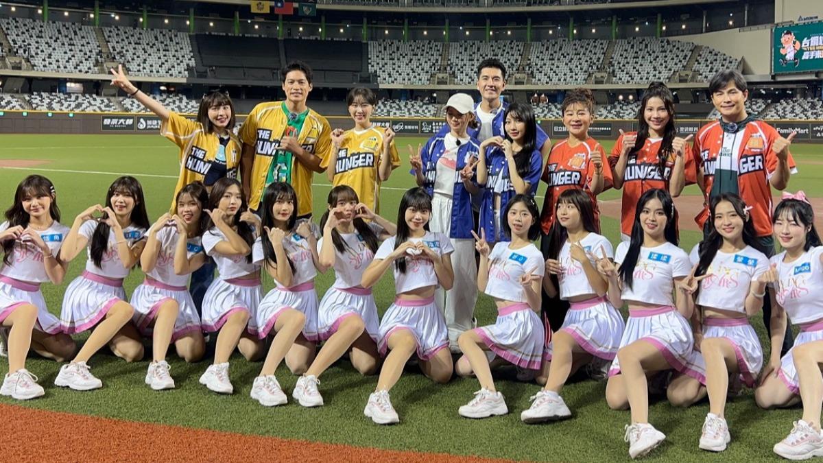 《飢餓》日前到台北大巨蛋出外景。（圖／中視提供）