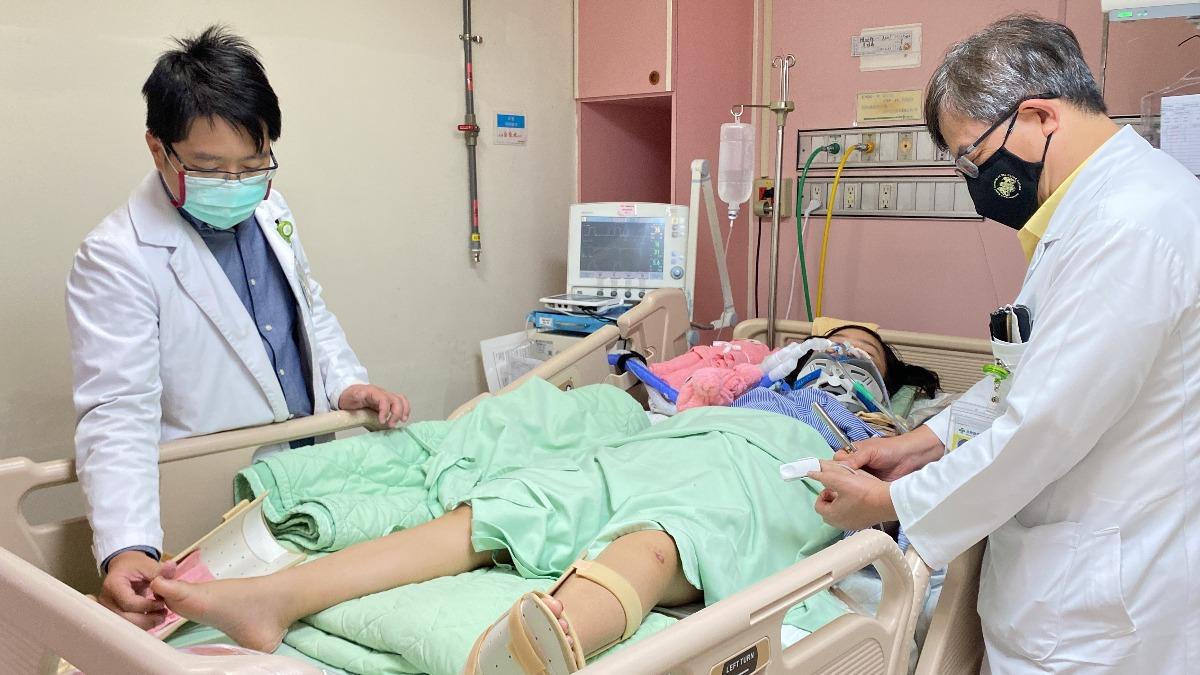10歲姊姊搶命197天後，因神經中樞衰竭宣告離世。（圖／秀傳醫院提供）