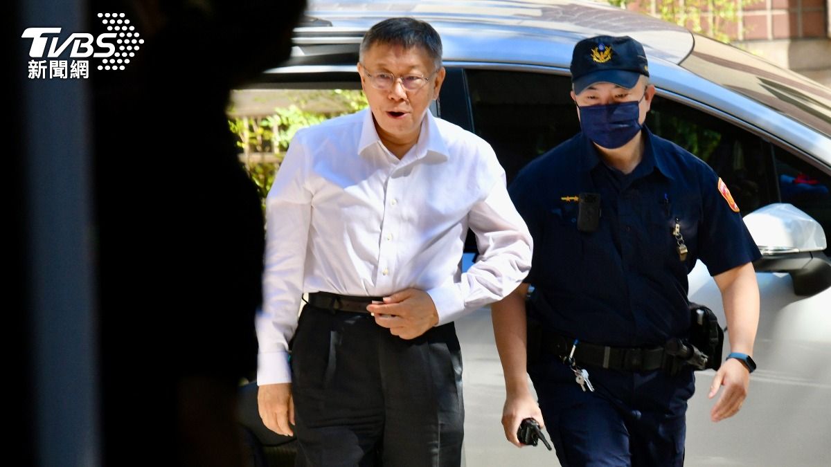 前台北市長、民眾黨主席柯文哲身陷京華城弊案。(圖/胡瑞麒攝)