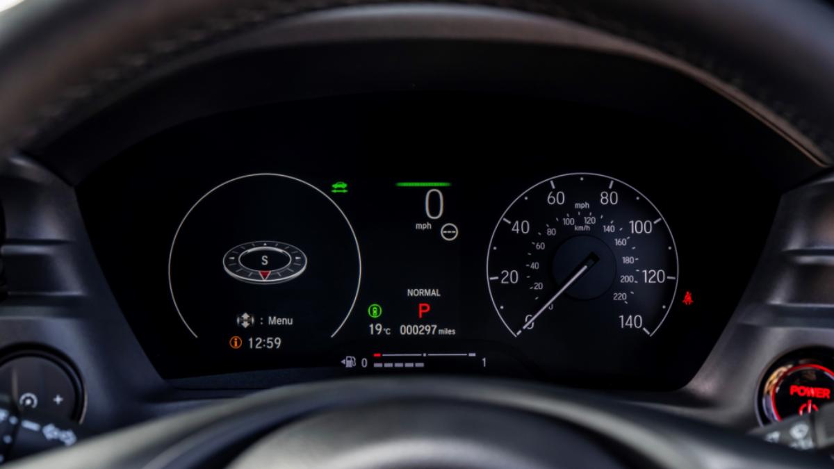 HR-V7吋數位儀表。(圖/Honda提供)