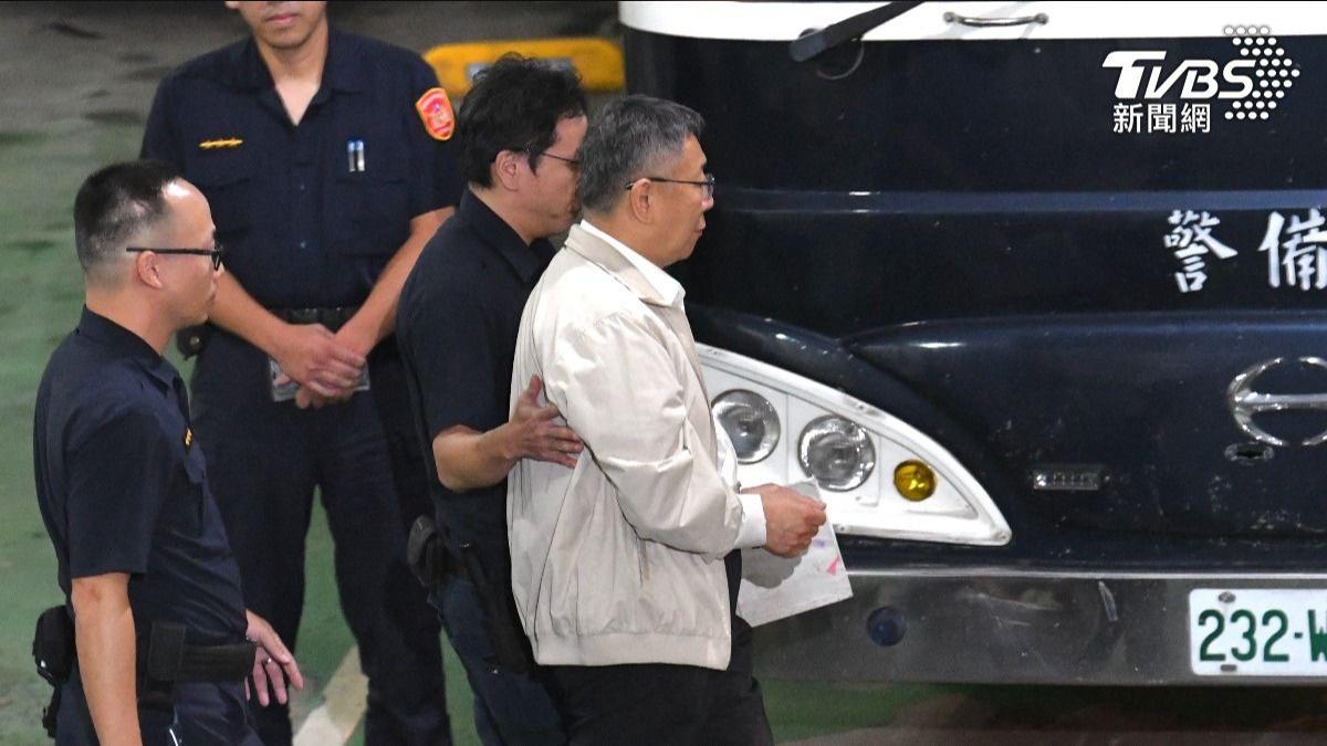 柯文哲被羈押上銬!486先生爆「看守所吃好料」:黨主席等級