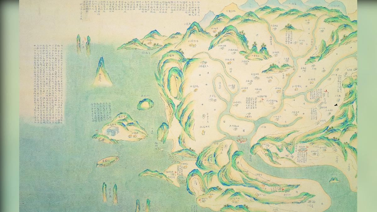 300年前的台灣長這樣 故宮曝清朝地圖:古今第一手資料