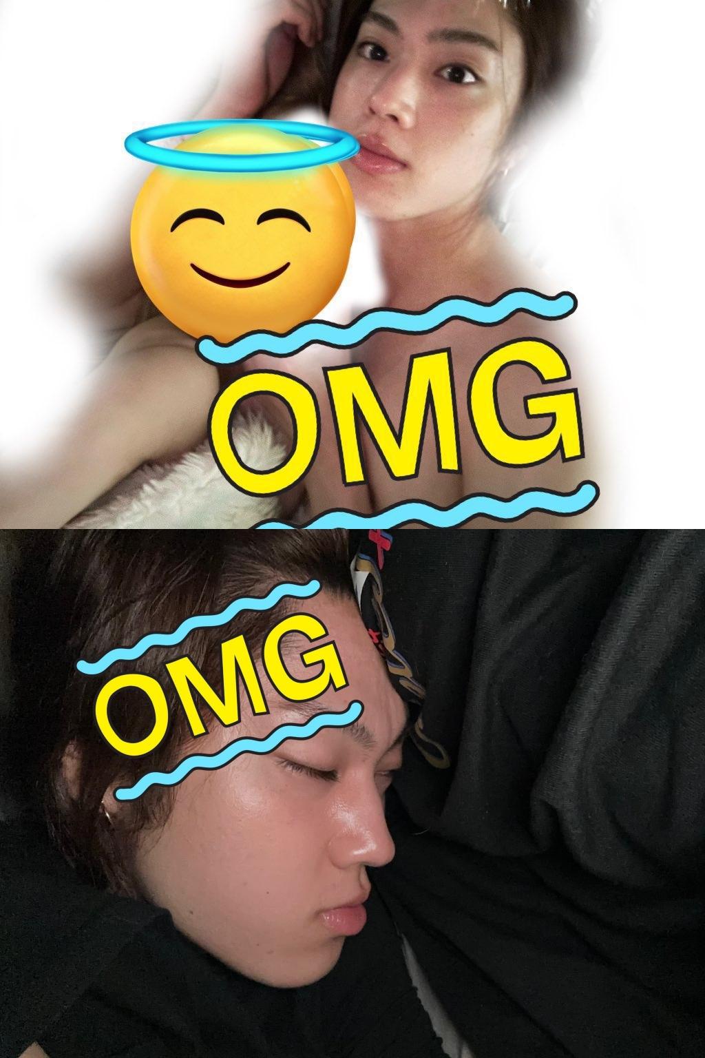 女方曬出佐藤龍我多張私密照。(圖/翻攝自推特)
