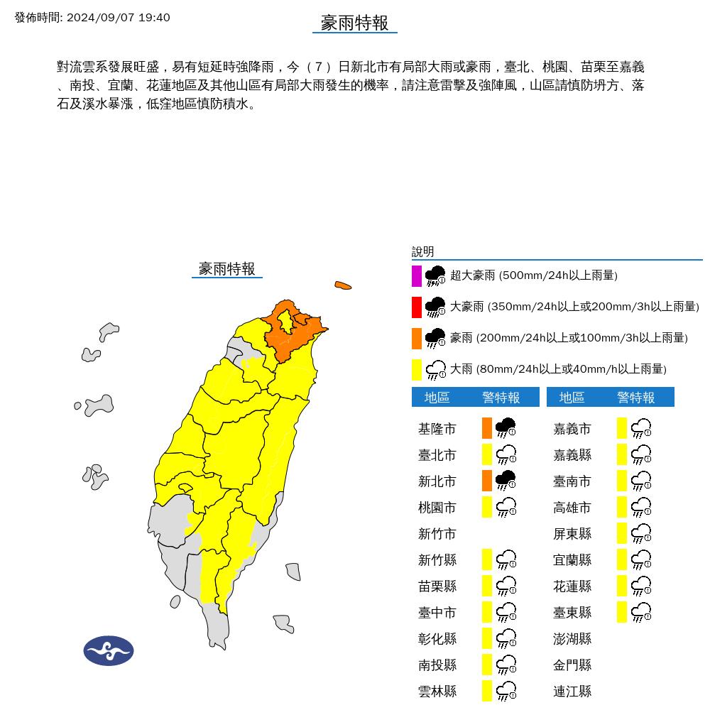 圖/中央氣象署