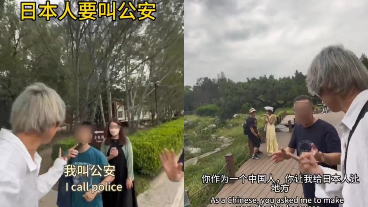 中國網紅持續謾罵導遊與日本遊客。（圖／翻攝自Ｘ＠whyyoutouzhele）