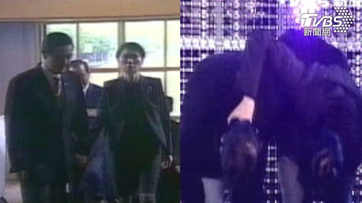 當年就職典禮,馬英九被周美青念「奇怪耶你」;當選前造勢,他被夫人壓著鞠躬。(圖/TVBS資料畫面)