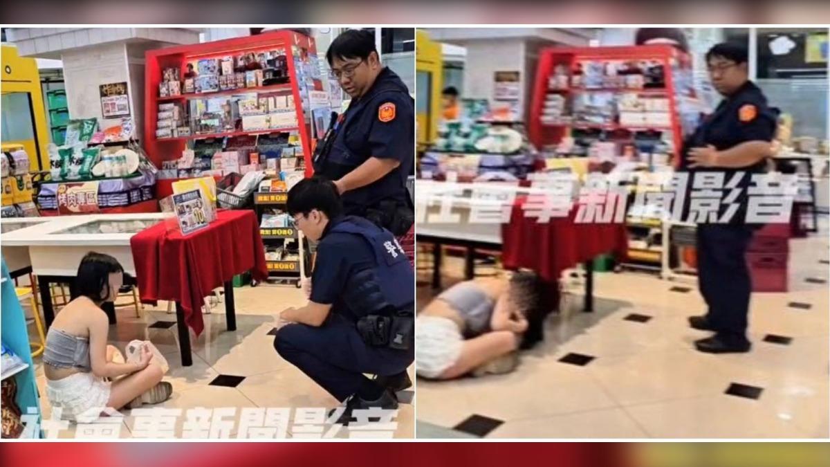 高雄妹子「醉倒超商狂吐」！醒來驚被洗劫急報警　真相糗炸了