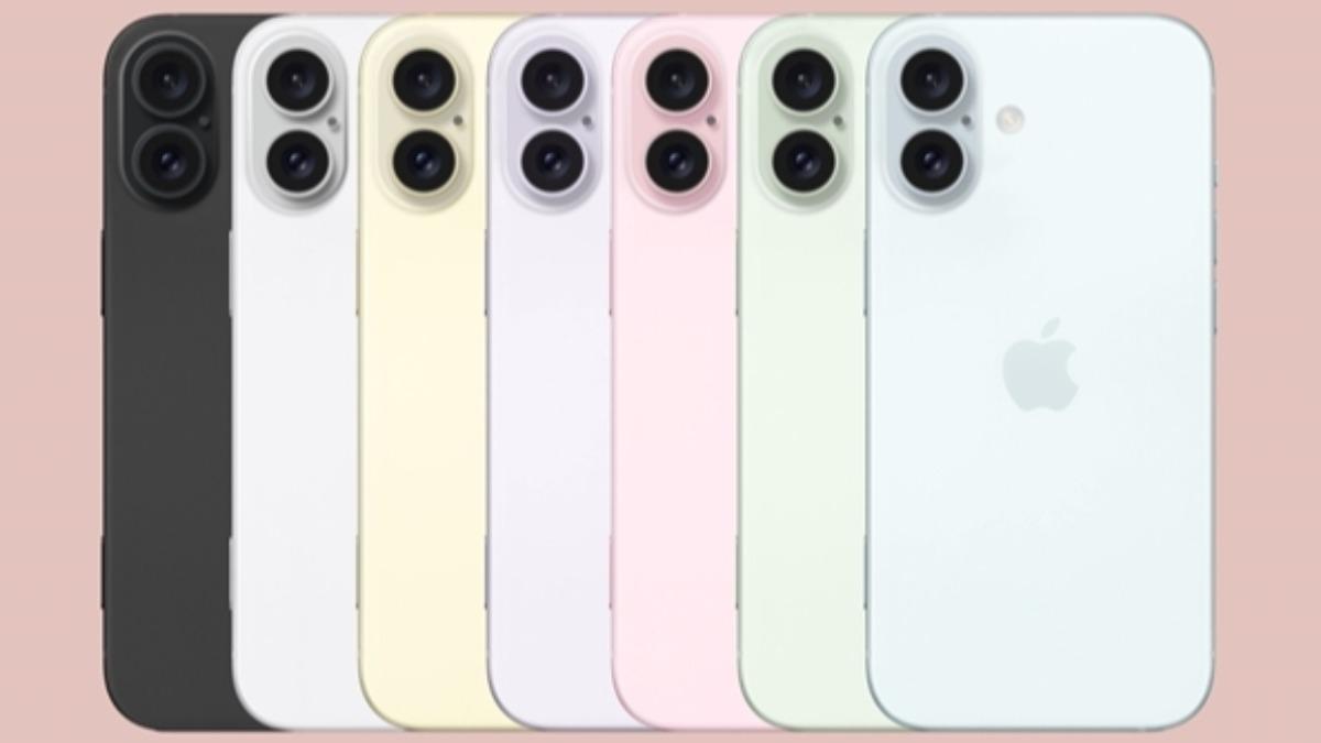 iPhone 16 /iPhone 16 Plus標準版系列變化不大,側邊是鋁合金直角中框。(圖/翻攝自kkj)