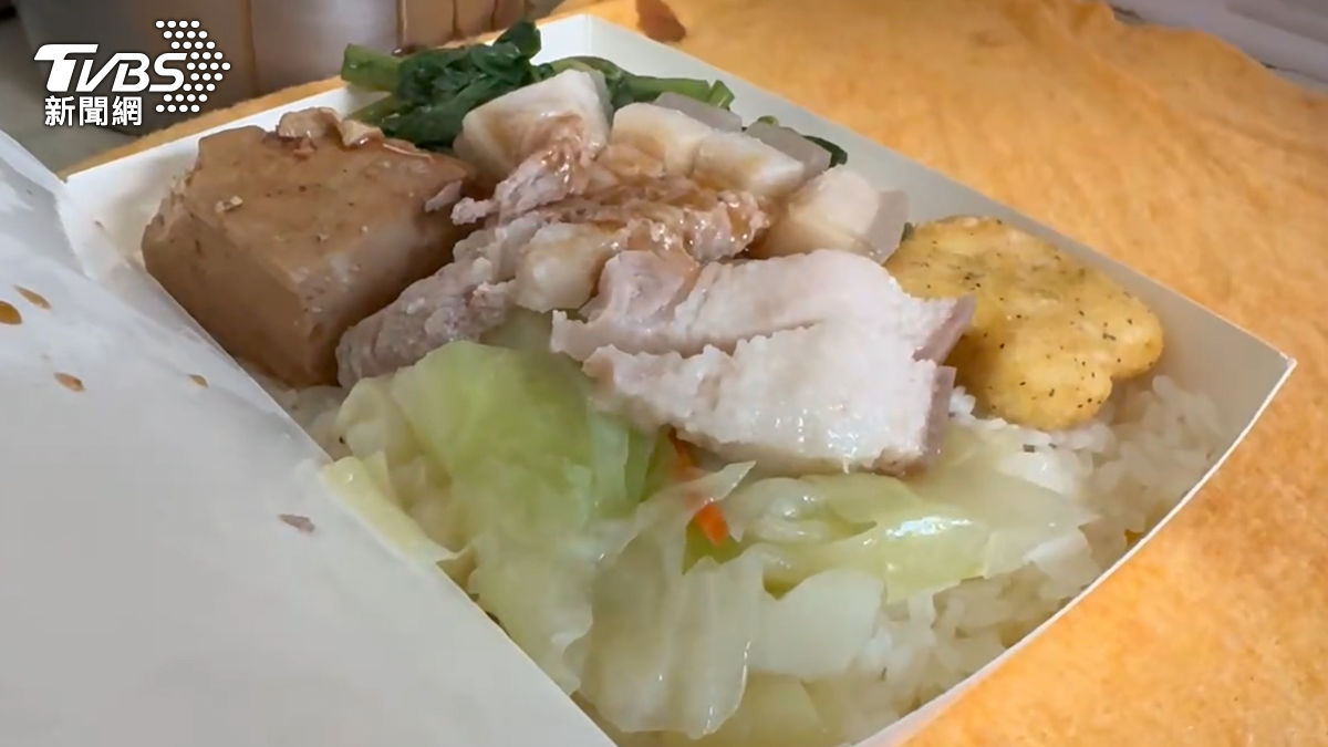 便當盒裝滿滿。(圖/TVBS)
