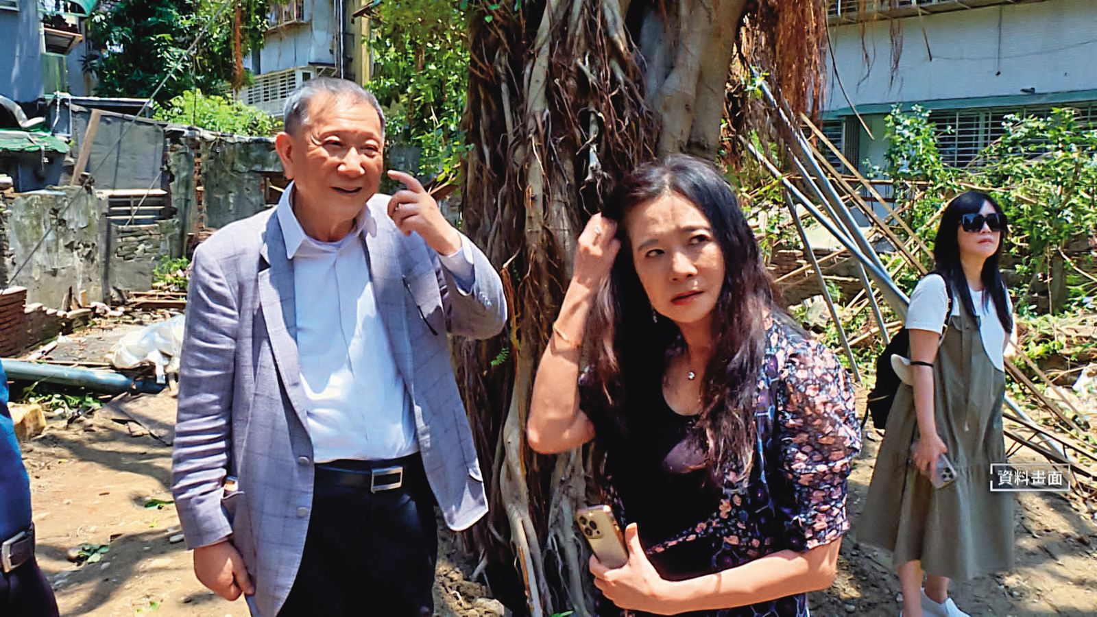 沈慶京涉行賄應曉薇(中)逾4,500萬元,其中1,500萬元流向不明,金額恰好與柯文哲涉收賄數字相同,檢廉正在追查其中是否有所關聯。(圖/鏡新聞提供)