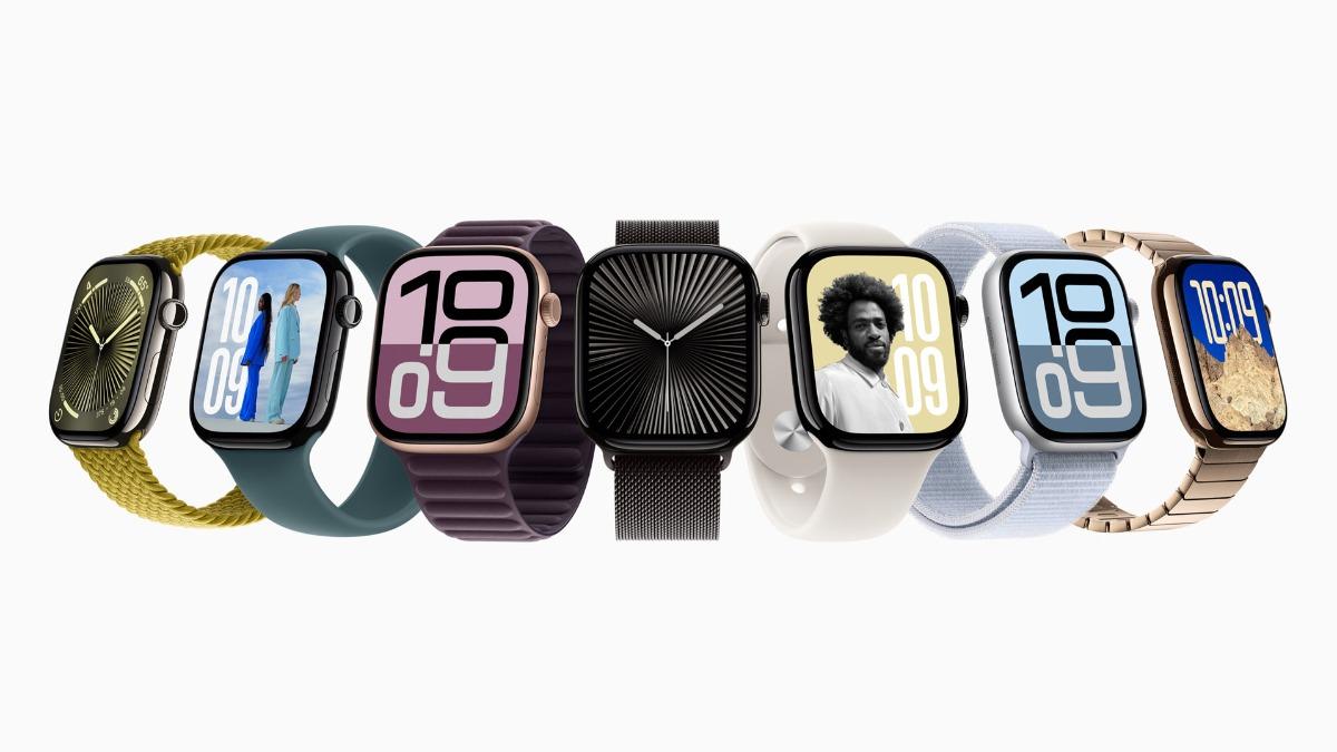 蘋果發表Apple Watch Series 10。(圖/翻攝自蘋果官網)