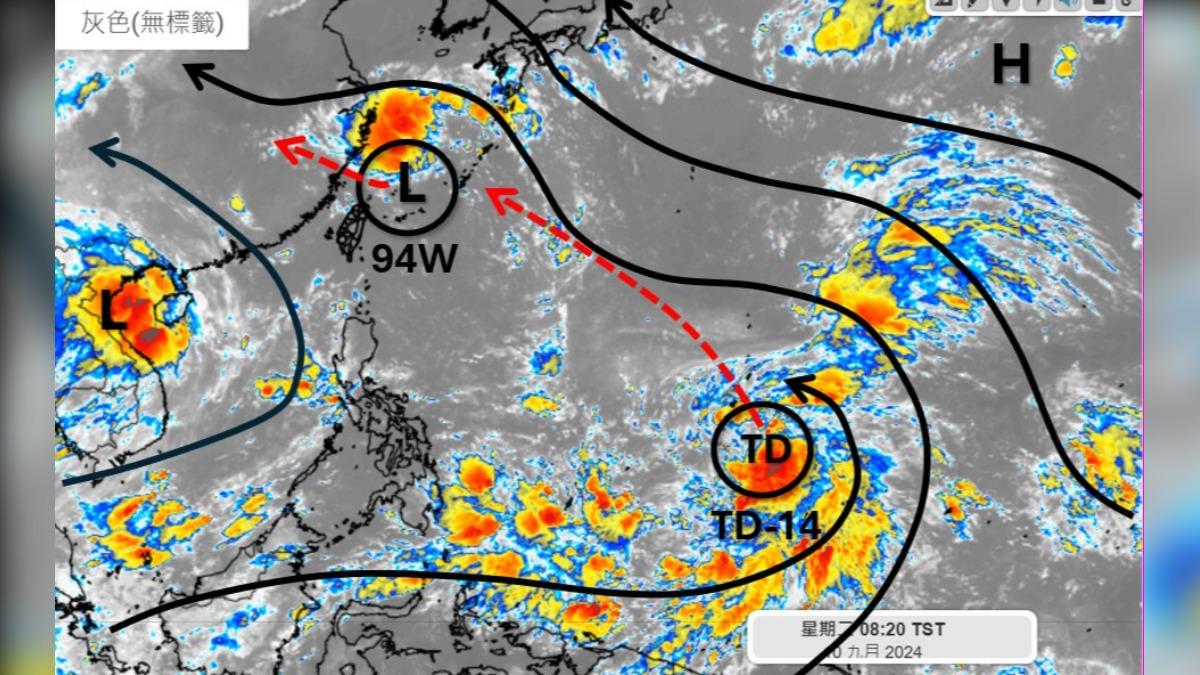 天氣/颱風貝碧佳影響台灣?專家曝「2狀況」恐接近東北方海面